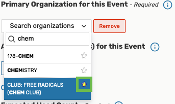 How to star an organization